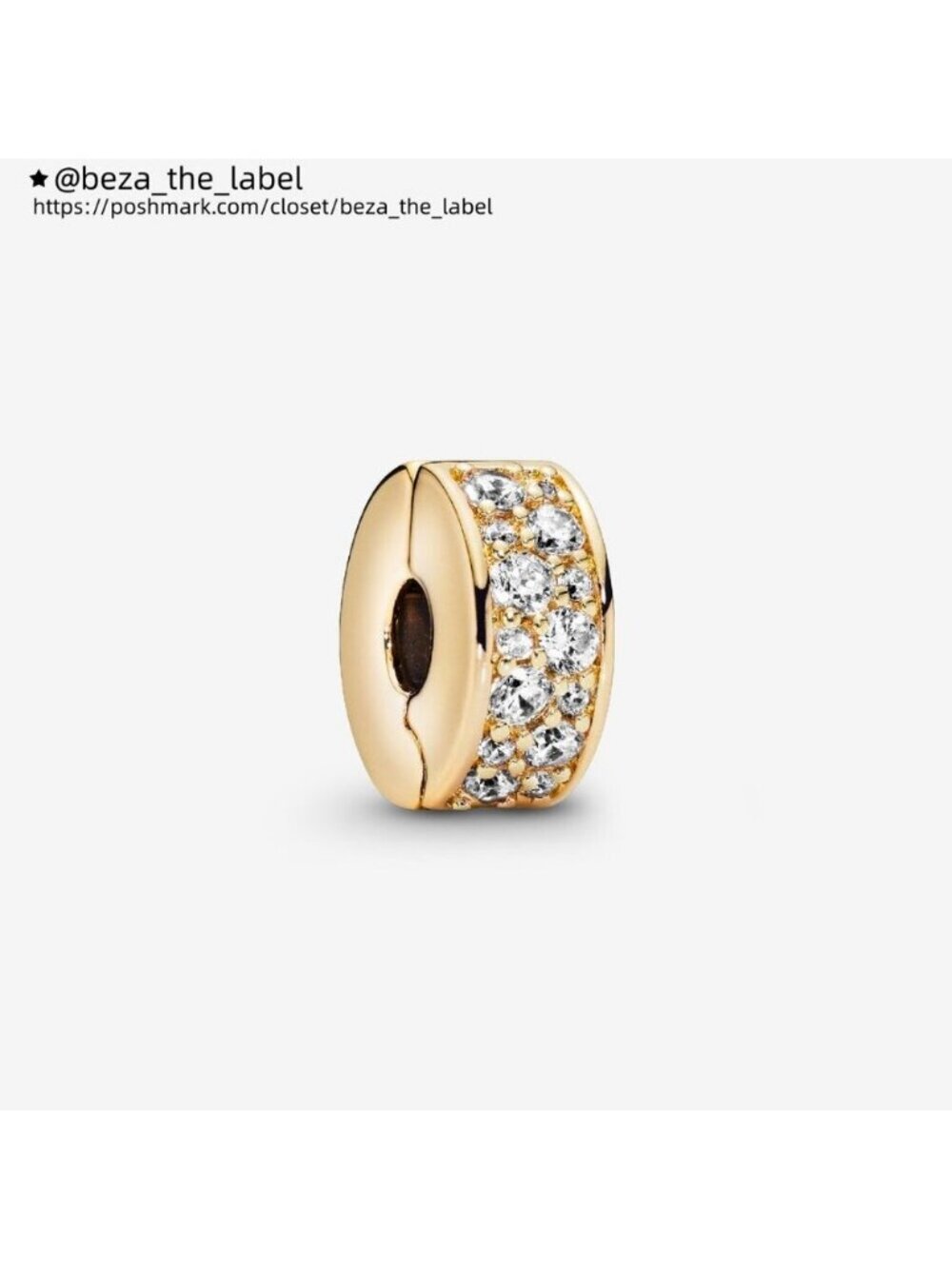 Pandora Clear Pavé Clip Charm